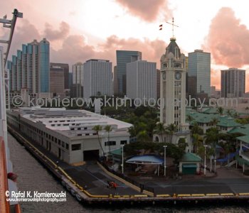 Honolulu harbor, Oahu, Hawaii, USA
