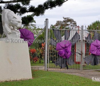 Tonga s King George Tupou V has died in Hong Kong (18 March 2012 ). October 2012,   black and purple adorn Tongan homes as mourning nation honours late King George Tupou V