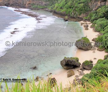 Tonga offers secluded beaches and rock pools...