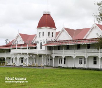 Royal Palace - residence of the present King Tupou VI since 18 March 2012...viewed from the Pacific Ocean
