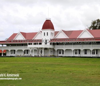 Royal Palace - residence of the present King Tupou VI since 18 March 2012...viewed from the Pacific Ocean