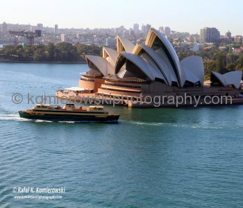 from Sydney Harbour Bridge magnificent views of Sydney Opera House
