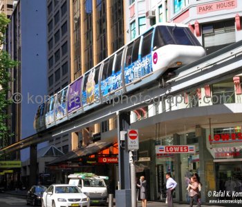 Metro Monorail connects Darling Harbour ... there are eight stations on the 3.6 kilometers, Sydney