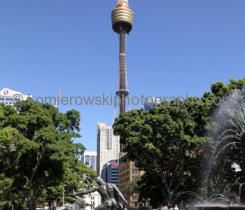 Archibald Fountain located in Hyde Park, widely regarded as the finest public fountain in Australia