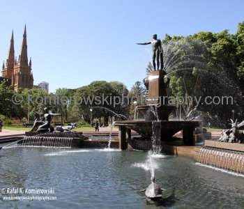Archibald Fountain commemorates the association forged between Australia and France during World War I