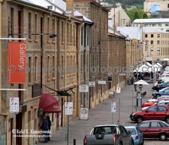 Salamanca Market...many of the sandstone warehouses from the 1840s survive to the present...