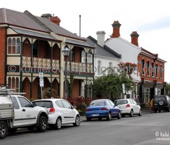Hobart  feels like parts of Scotland...architecture showing the range of houses from Georgian Colonial to lacy Victorian