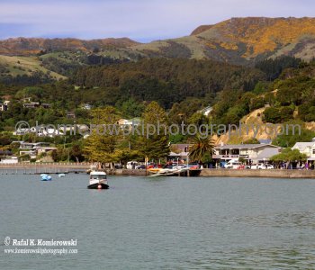 .....last view of Akaroa before going back to MS Oosterdam....