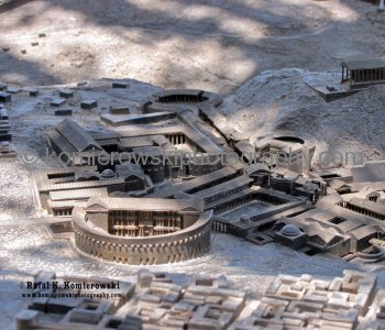 Beit Shean - Scale Model,  gives a magnificent view of the old  city