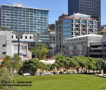 Wellington Waterfront  viewed from the Lagoon...