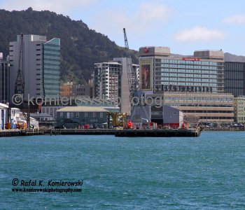 View from Taranaki Street Wharf, Wellington, New Zealand