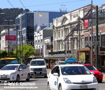 Wellington is a mix of modern buildings interspersed by older historic buildings