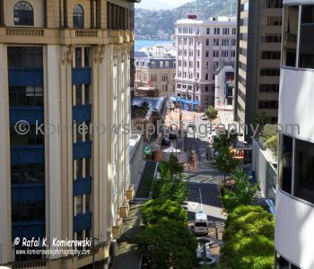 Wellington is a mix of modern buildings interspersed by older historic buildings