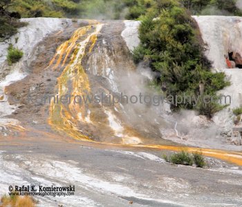 Orakei Korako - The Hidden Valley, south of Rotorua, New Zealand