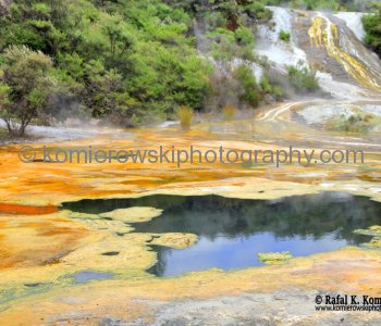 Orakei Korako - The Hidden Valley, south of Rotorua, New Zealand