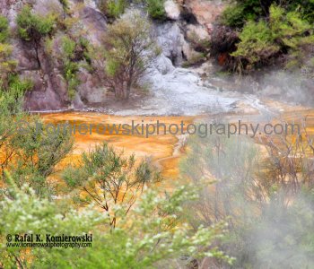 Orakei Korako - The Hidden Valley, south of Rotorua, New Zealand