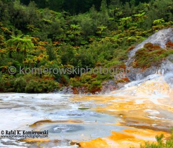 Orakei Korako - The Hidden Valley, south of Rotorua, New Zealand