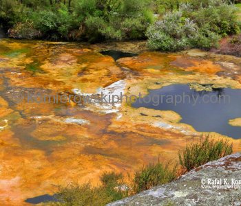 Orakei Korako - The Hidden Valley, south of Rotorua, New Zealand