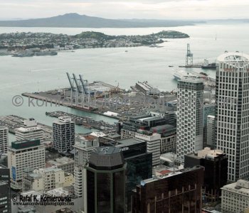 View from Sky Tower, Auckland, New Zealand
