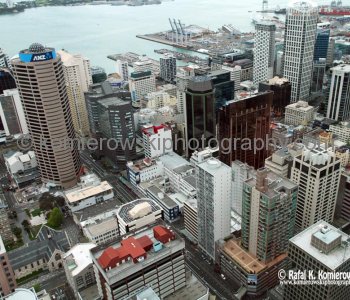 View from Sky Tower, Auckland, New Zealand