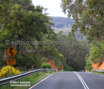 View from the highway on the way to Jenolan Caves from Katoomba, New South Wales, Australia