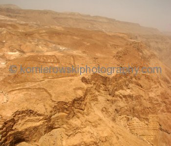 Remnants of one of several legionary camps at Masada, just outside the circumvallation wall.