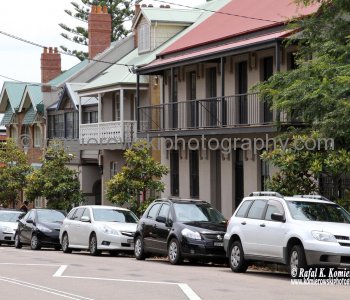 Newcastle is renowned in Australia as an industrial city, and the busy harbor is clearly visible from the cathedral grounds....