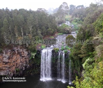 Dangar Falls near Dorrigo, NSW, Australia (rain - local spring time - November 10, 2012)