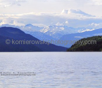 Looking (from the ferry) north towards Revelstoke, BC