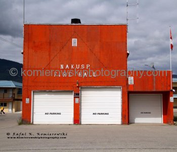 Famous Fire Hall....here on Canada Day, annual July 1st breakfast served by local firemen. Community tradition since "ancient times".
