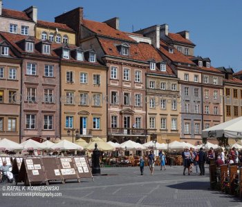 Stare Miasto-the restored Old Town section, Warsaw, Poland