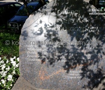 Warsaw Uprising poetry by Andrzej Sieczkowski, Miodowa Street, Warsaw, Poland