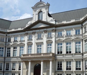 Former Town Hall of Warsaw, Poland....Originally Jablonowski Palace. Before World War II it served as the city hall of Warsaw. During the Warsaw Uprising of 1944, the German forces destroyed the building.