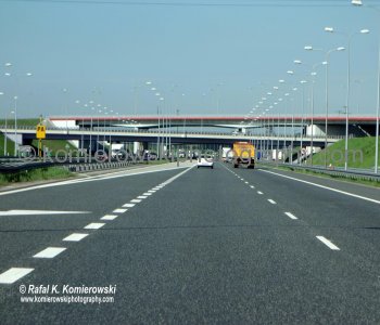 A4 on the way to Wroclaw - toll road make driving much faster, we had very limited time in Poland,,,ahead of us Central Europe..