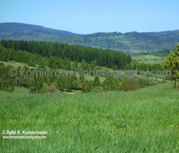 Scenery of countryside between Kamienna Gora and Lubawka...on the way to Czech Republic...