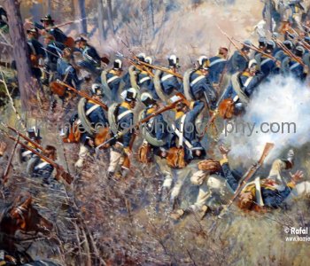 The project was conceived as a patriotic manifestation commemorating the 100th anniversary of the victorious Battle of Raclawice, a famous episode of the Kosciuszko Insurrection, a heroic but ultimately failed attempt to defend Polish independence