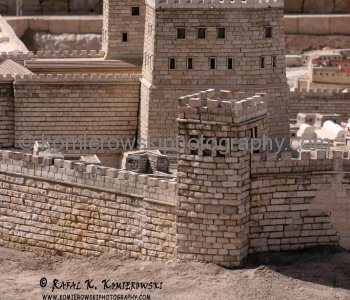The Model of Jerusalem is located at the Israel Museum in Jerusalem