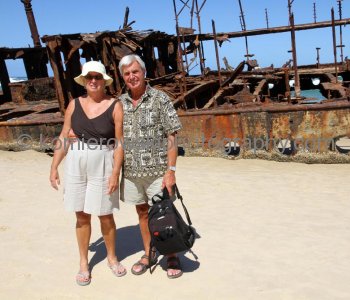 S.S. Maheno on Fraser Island, Great Sandy Marine (National) Park, Australia