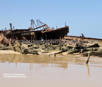 S.S. Maheno on Fraser Island, Great Sandy Marine (National) Park, Australia