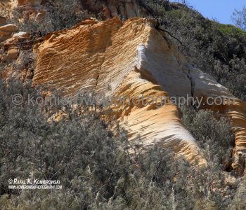 Geological wealth of the island lay in its rich deposits of rutile, ilmenite, zircon... Spectacular sandblows demonstrate the ongoing geological processes for which Fraser Island was given World Heritage status!