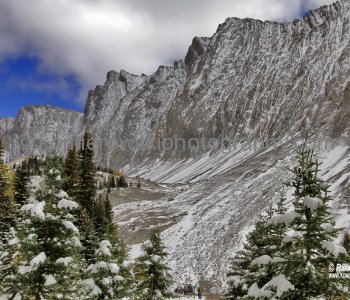Scenery seen from trail to Chester Lake,Peter Lougheed Provincial Park,  Alberta