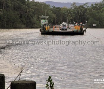 Cape Tribulation ferry...back to Mossman, Queensland
