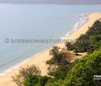 beautiful empty beaches along Trinity Bay..keep in mind that warning signs are for the reason....
