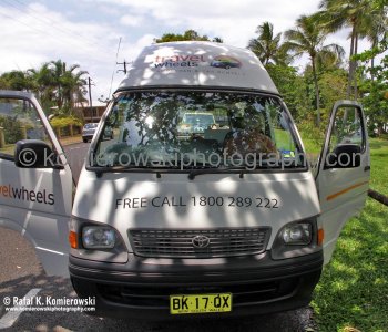 We drove from Sydney NSW, to Cairns Qld. 4437 km in 16 days...Campervan must be returned by 2pm...our last day in Cairns...
