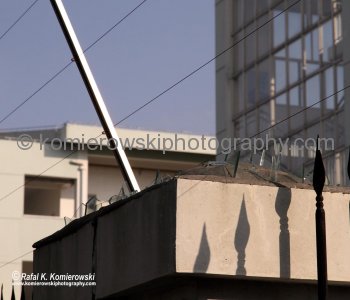 Off the Beaten Path....Security Wall... near the Pudong Airport...