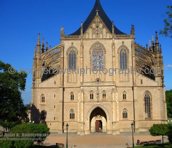 St Barbara church is a beautiful example of Gothic architecture (built in cathedral style) in the 15th century,  Kutnï¿½ Hora,  (UNESCO-World Heritage Site)