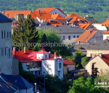 Kutnï¿½ Hora... a walk through medieval town... colorful streets...and roofs