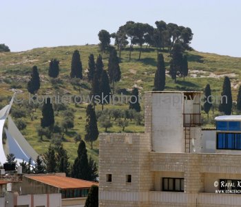 Nazareth viewed from the Courtyard at the Basilica of the Annunciation, Nazareth