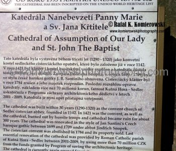 Church of the Assumption of Our Lady and Saint John the Baptist (Chrï¿½m Nanebevzetï¿½ Panny Marie), (UNESCO World Heritage Site)  Kutnï¿½ Hora
