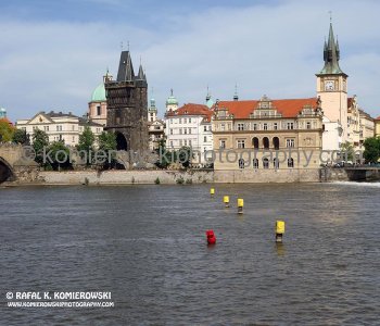 Prague ... sightseeing  cruise on the Vltava River  -  highlights of the fabulous city